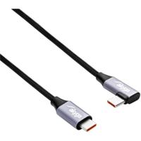 Akyga USB-kabel USB-C stekker, USB-C stekker 1 m Zwart AK-USB-54