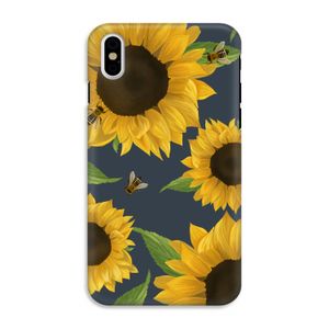 Sunflower and bees: iPhone X Tough Case