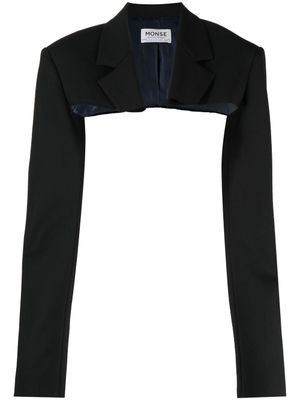 Monse veste de tailleur à coupe crop - Noir