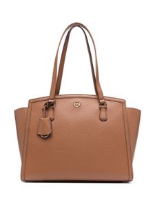 Michael Michael Kors grand sac cabas Chantal à fini grainé - Marron