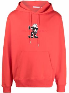 Helmut Lang hoodie à imprimé Figure - Rouge