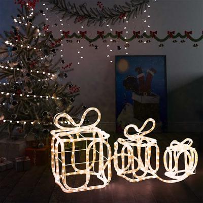 VidaXL Kerstverlichting voor binnen en buiten cadeaudozen 180 led&apos;s