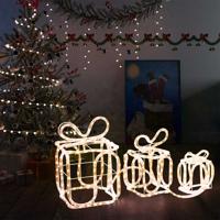 VidaXL Kerstverlichting voor binnen en buiten cadeaudozen 180 led&apos;s