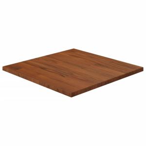 vidaXL Tafelblad vierkant 40x40x1,5cm behandeld eiken donkerbruin