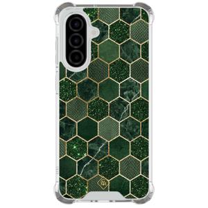 Samsung Galaxy A56 shockproof hoesje - Kubus groen
