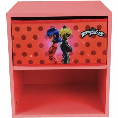 Nachtkastje Fun House Miraculous Ladybug 36 x 33 x 30 cm