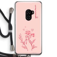 Giving Flowers: Xiaomi Mi Mix 2 Transparant Hoesje met koord
