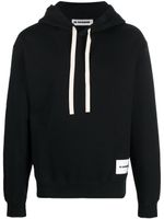 Jil Sander hoodie à patch logo - Noir - thumbnail