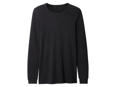 esmara Men Heren thermoshirt (Zwart, XL)