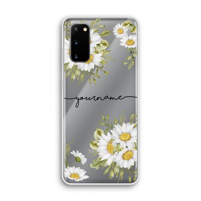 Daisies: Samsung Galaxy S20 Transparant Hoesje