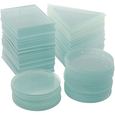 Creativ Company Glazen platen, dikte 3 mm, 3x30 stuk/ 1 doos