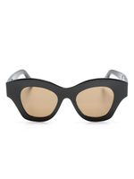 Lapima Tessa oval-frame sunglasses - BLACK - thumbnail