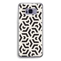 Crazy pattern: Samsung Galaxy S8 Transparant Hoesje