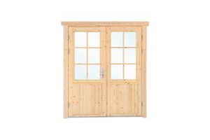 Extra hoge en brede deur 174x209 cm - Linksdraaiend- - Hout- Tuindeco