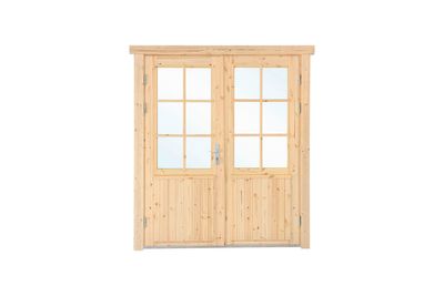 Extra hoge en brede deur 174x209 cm - Linksdraaiend- - Hout- Tuindeco