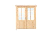 Extra hoge en brede deur 174x209 cm - Linksdraaiend- - Hout- Tuindeco