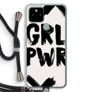 Girl Power #2: Pixel 5 Transparant Hoesje met koord