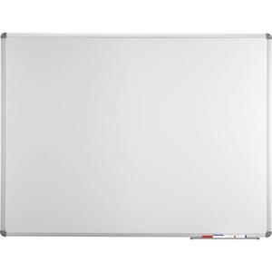 Maul Whiteboard MAULstandard (b x h) 90 cm x 60 cm Wit Kunststof coating Incl. opbergbakje, Horizontaal- of verticaalformaat