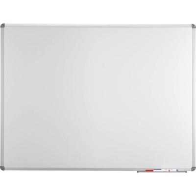 Maul Whiteboard MAULstandard (b x h) 120 cm x 90 cm Wit Kunststof coating Incl. opbergbakje, Horizontaal- of verticaalformaat