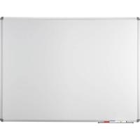 Maul Whiteboard MAULstandard, Emaille (b x h) 120 cm x 90 cm Wit Emaille coating Incl. opbergbakje, Horizontaal- of verticaalformaat