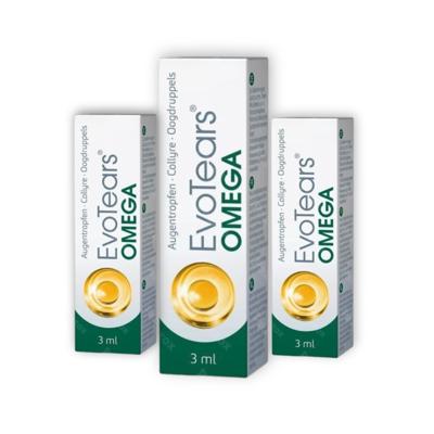 Evotears Omega Oogdruppels 3 x 3ml Promopakket