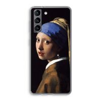 The Pearl Earring: Samsung Galaxy S21 Transparant Hoesje