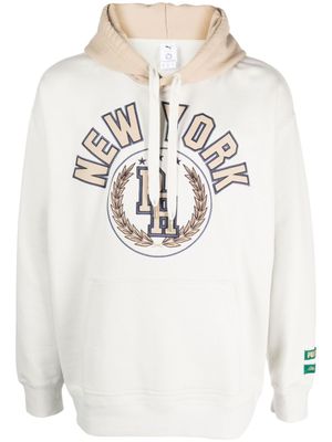 PUMA hoodie en coton à détails appliqués - Gris