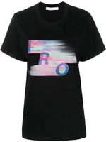 IRO t-shirt à logo imprimé - Noir