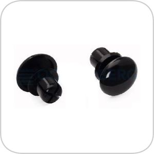 Wago 770 601 bevestigingspin 6.1x2.5-4.0 zwart