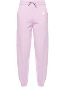 MARANT ÉTOILE pantalon de jogging Kira à logo brodé - Violet