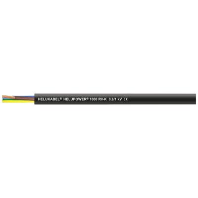 Helukabel HELUPOWER® 1000 RV-K Aansluitkabel 4 G 1.5 mm² Zwart 11003802-1000 1000 m