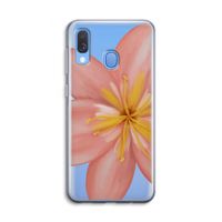 Pink Ellila Flower: Samsung Galaxy A40 Transparant Hoesje