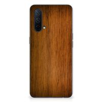 OnePlus Nord CE 5G Bumper Hoesje Donker Hout