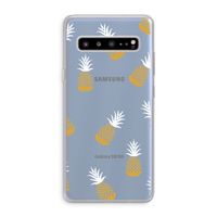 Ananasjes: Samsung Galaxy S10 5G Transparant Hoesje