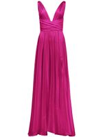 AZEEZA robe Cirrus en soie - Rose