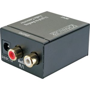 Schwaiger AV Converter ADW200513 [Coaxiaal, Toslink - Cinch]