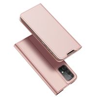 Dux Ducis - Samsung Galaxy A73 5G - Slim bookcase hoesje - Roze Dux Ducis - Samsung Galaxy A73 5G - Slim bookcase hoesje - Roze
