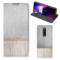 OnePlus 8 Book | Wallet Case | Wood Concrete