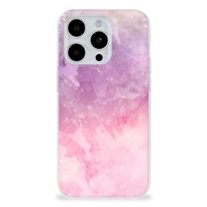 Hoesje maken iPhone 15 Pro Max Pink Purple Paint