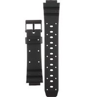 Horlogeband Casio 70607875 Rubber Zwart 14mm