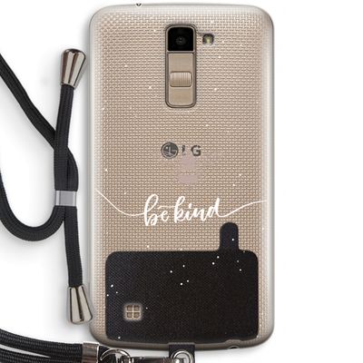 Be(e) kind: LG K10 (2016) Transparant Hoesje met koord