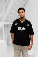 Equalité Knit Polo Heren Zwart - Maat S - Kleur: WitZwart | Soccerfanshop