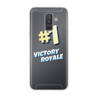 Victory Royale: Samsung Galaxy A6 Plus (2018) Transparant Hoesje