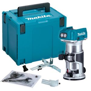 Makita DRT50ZJ Accu Freesmachine 18v Li-ion | zonder accu's en lader in M-box