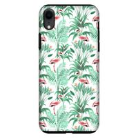 Flamingo bladeren: iPhone XR Tough Case