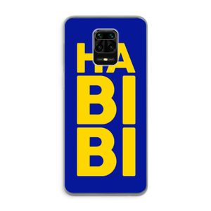 Habibi Blue: Xiaomi Redmi Note 9 Pro Transparant Hoesje