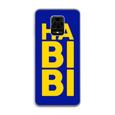 Habibi Blue: Xiaomi Redmi Note 9 Pro Transparant Hoesje