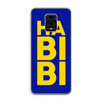 Habibi Blue: Xiaomi Redmi Note 9 Pro Transparant Hoesje