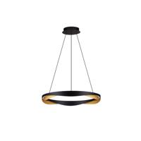 Lyora HanglampRadon Ø 65cm zwart met goud - 9186948
