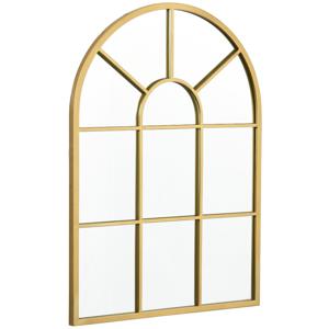 HOMCOM Spiegel met metalen frame, 70 x 2 x 50 cm, goudkleurig